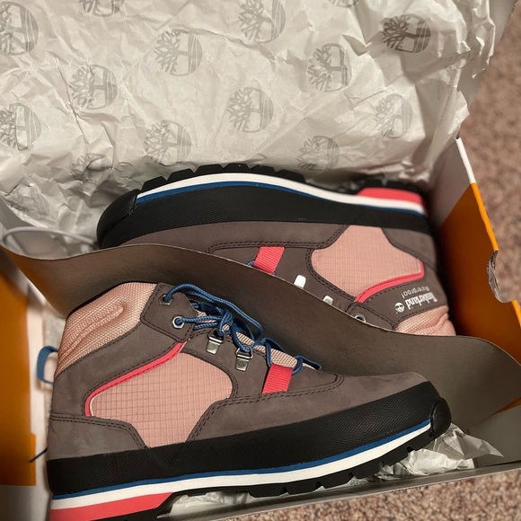 Timberland Shoes - Timberland women’s Pink and Gray Hiking Boots